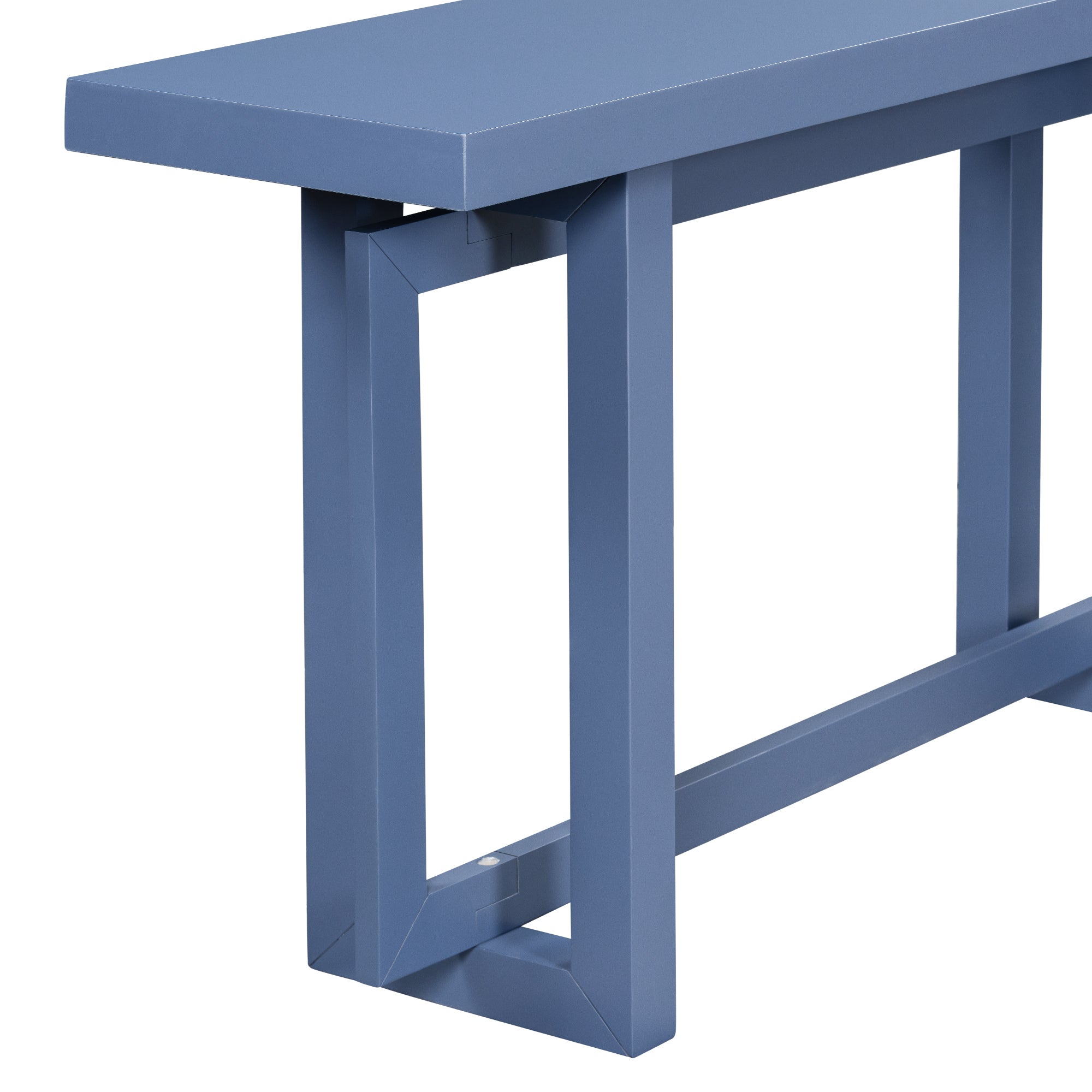 U_STYLE Contemporary Console Table with Wood Top, Extra Long Entryway Table for Entryway, Hallway, Living Room, Foyer, Corridor