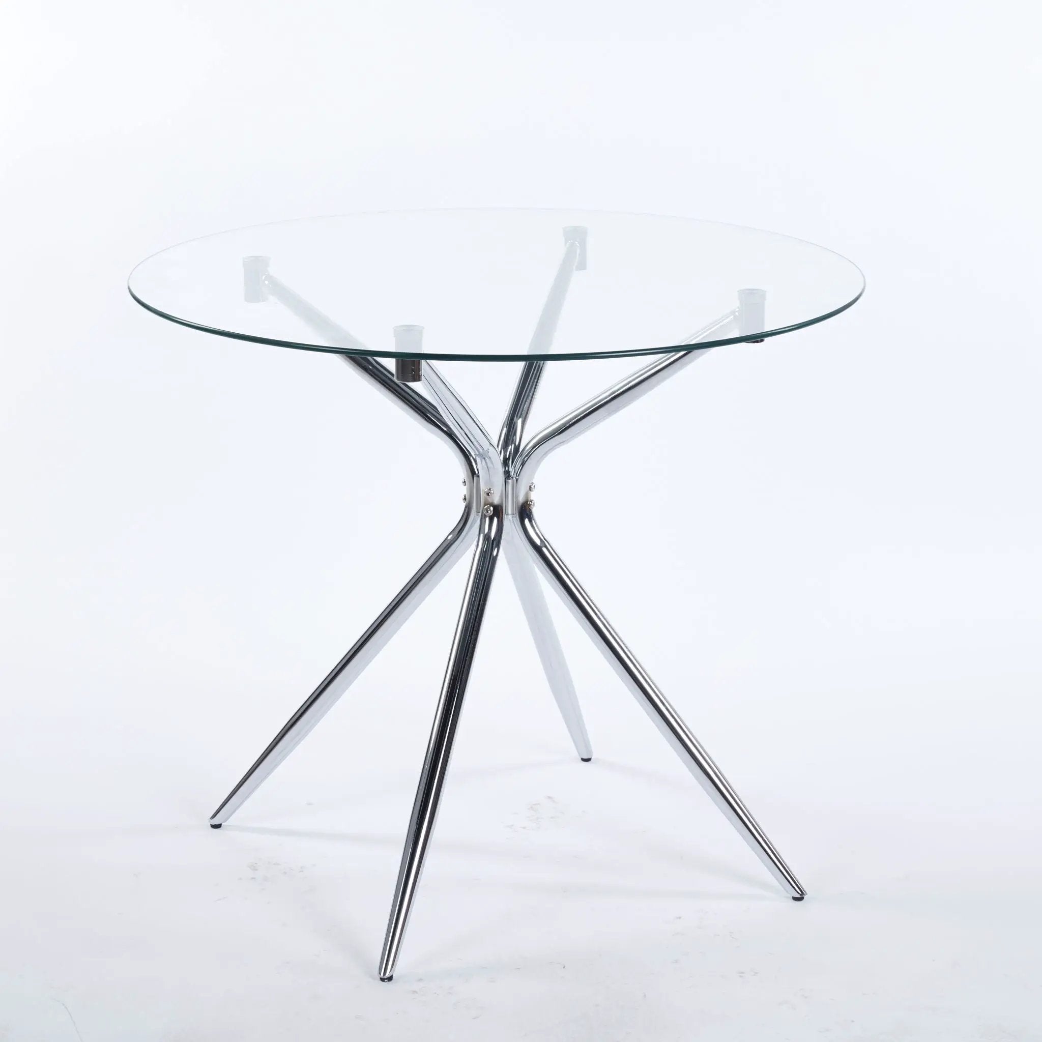 Compact Dining Table With Glass Top