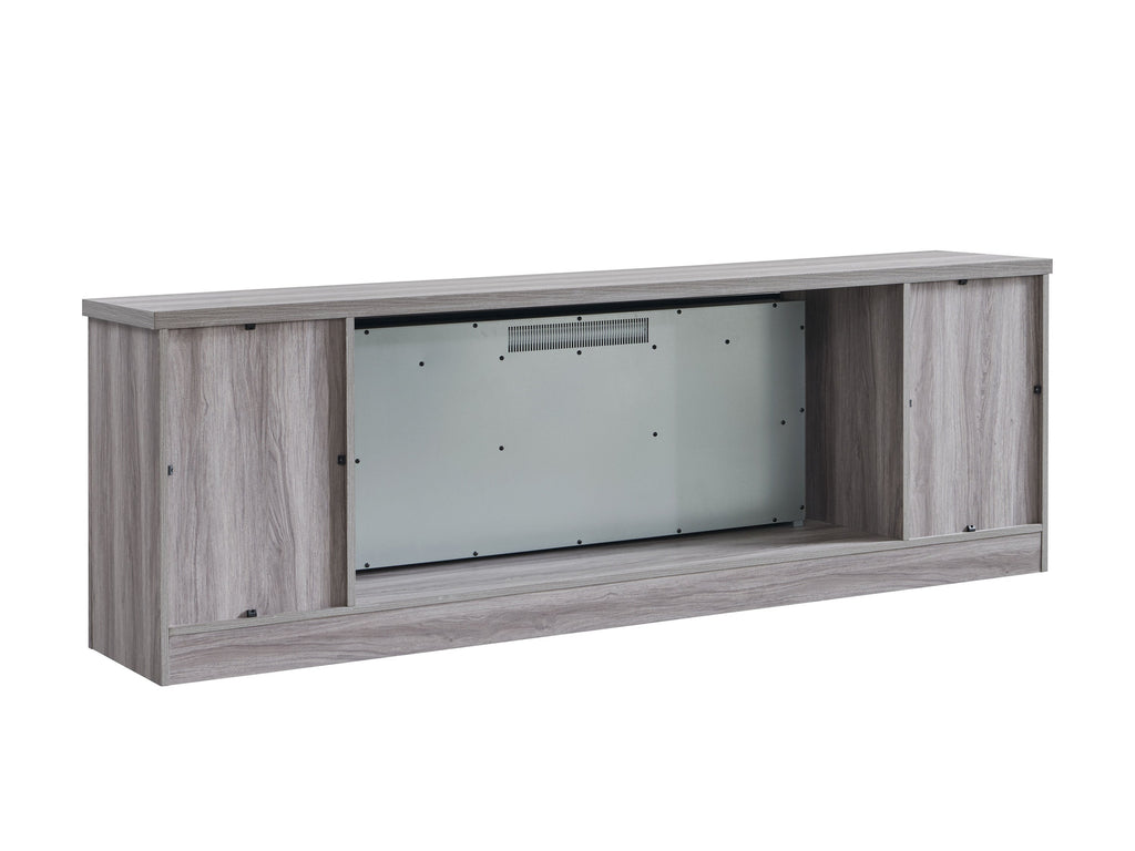 75' Fireplace TV Stand for TVs up to 80',with 44' Electric Fireplace