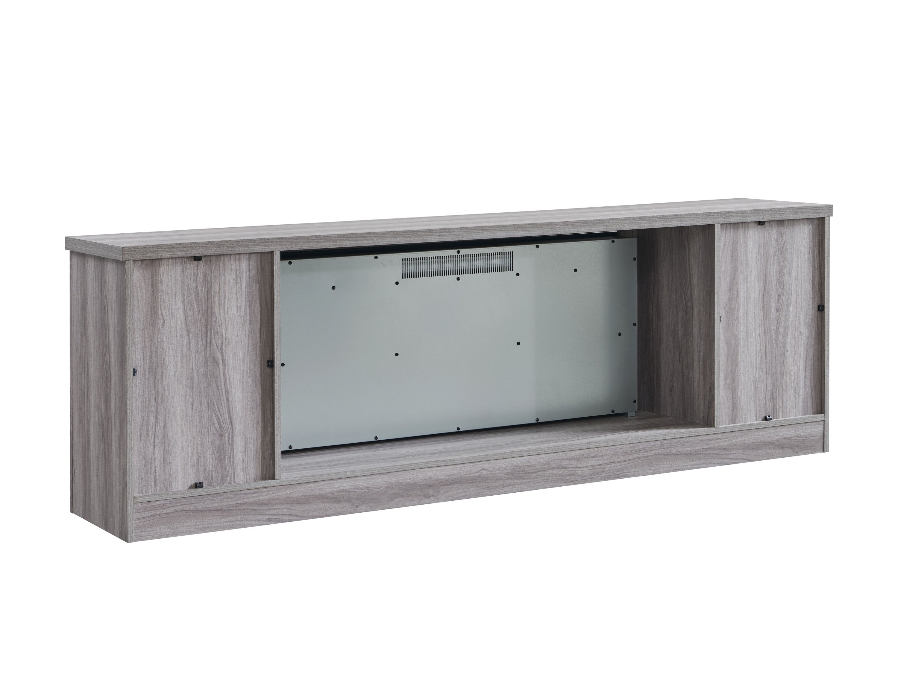 75' Fireplace TV Stand for TVs up to 80',with 44' Electric Fireplace