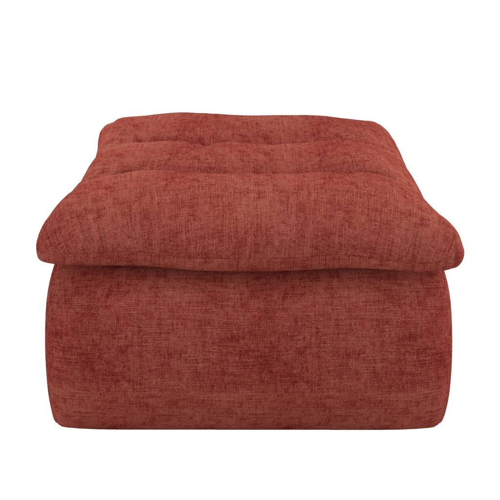 Lazy Floor Sofa,Modern armless and backless sofa chair,Comfy Accent Bean Bag Couch,suitable for living room bedroom office-Orange