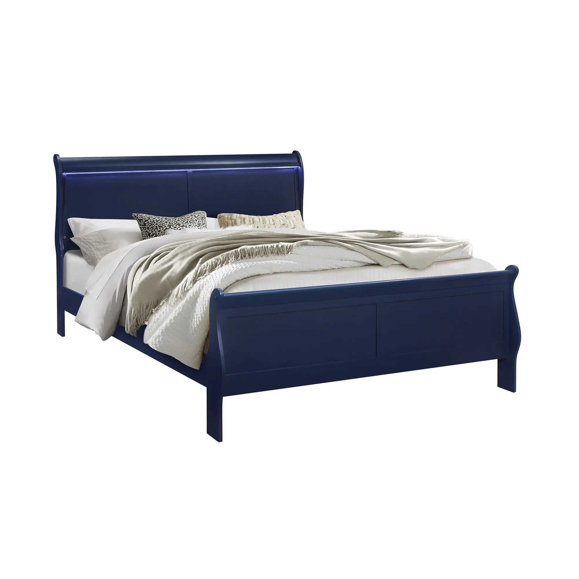 Charlston - 5 Piece Bedroom Set With LED Headboard