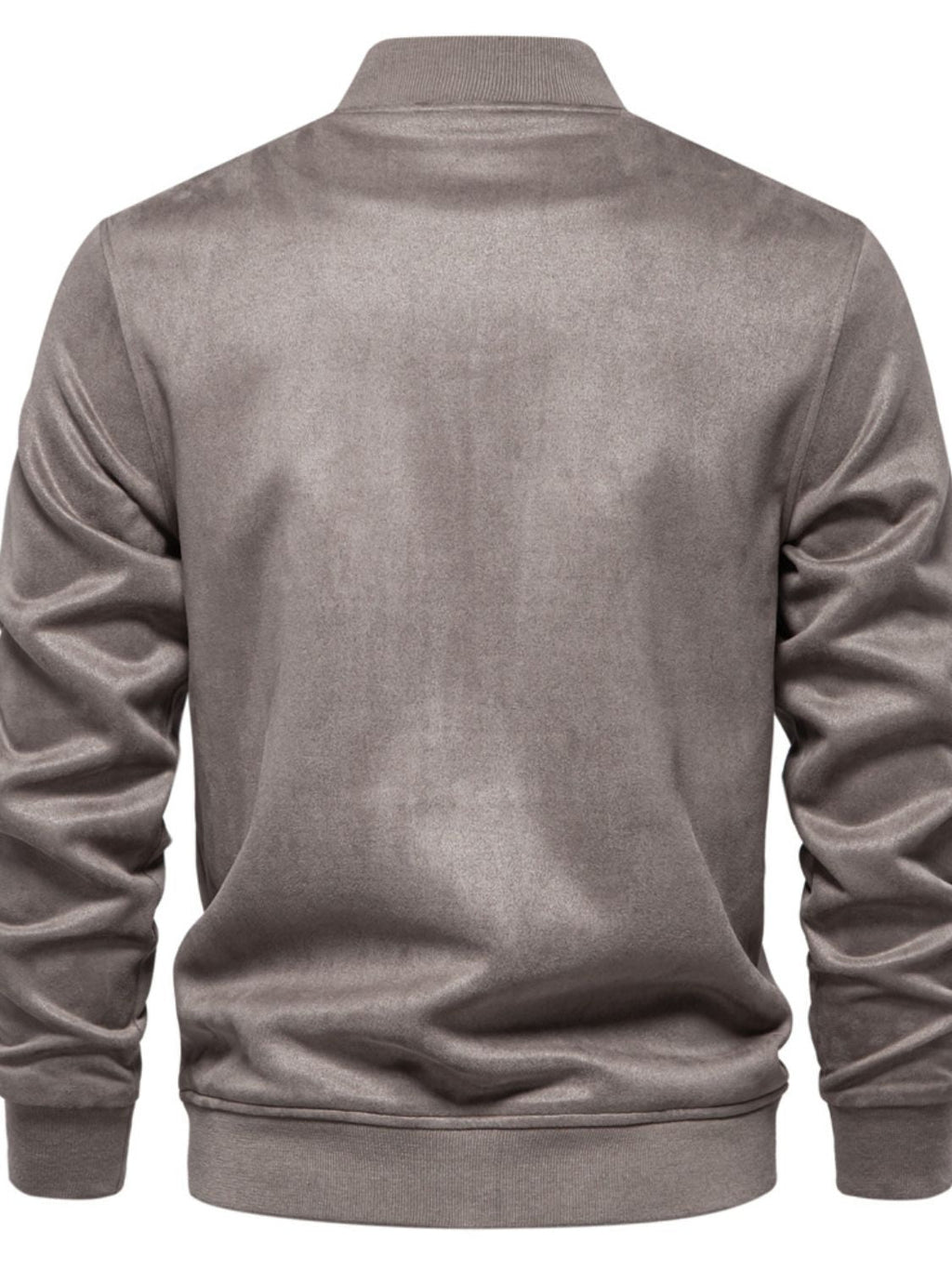 Baseball Collar Snap Down Jacket