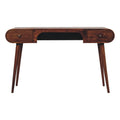 Solid Wood Chestnut London Arch Writing Desk