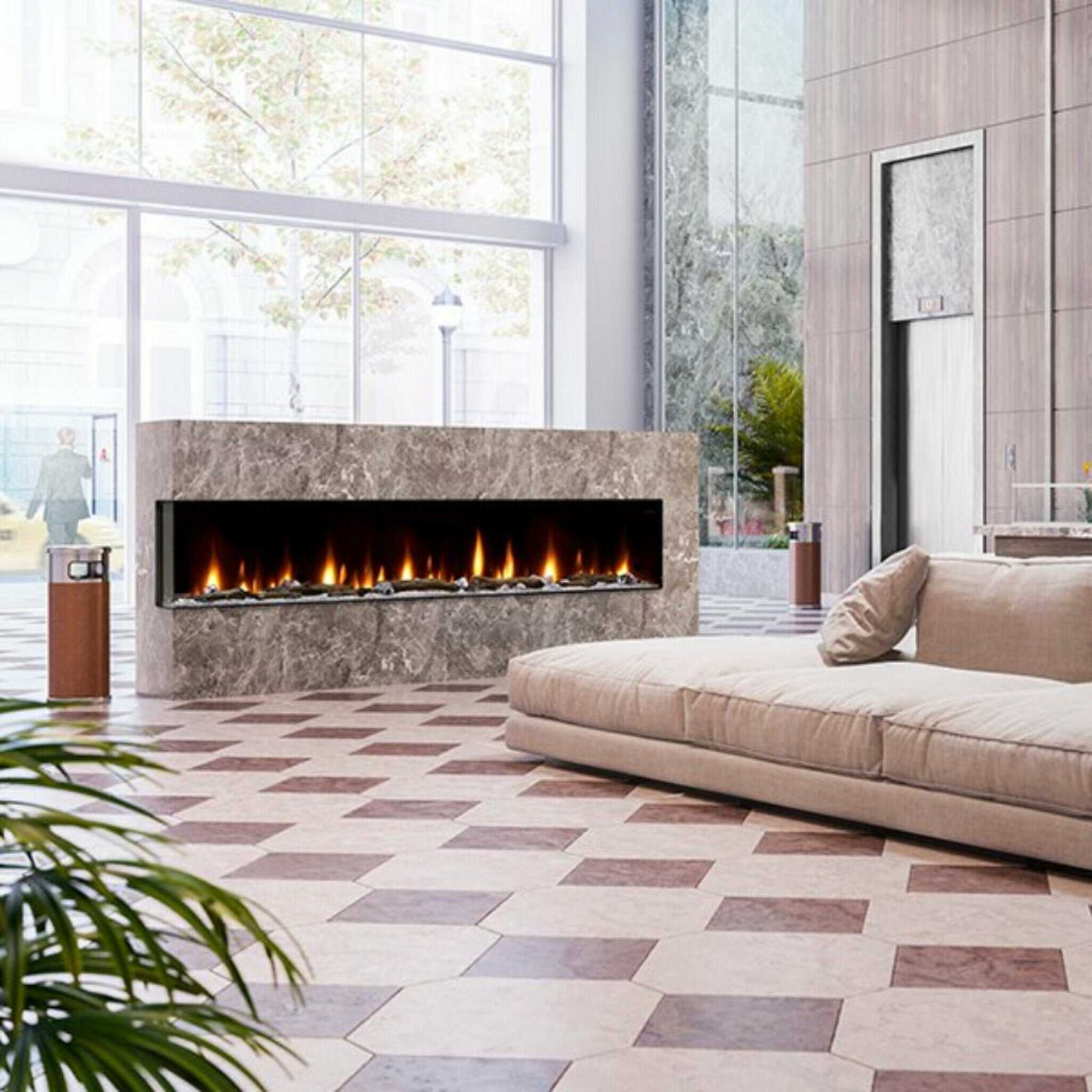 Dimplex IgniteXL Bold 100" Smart Linear Multi Side View Built-In Electric Fireplace [XLF10017-XD] (SAK72359)