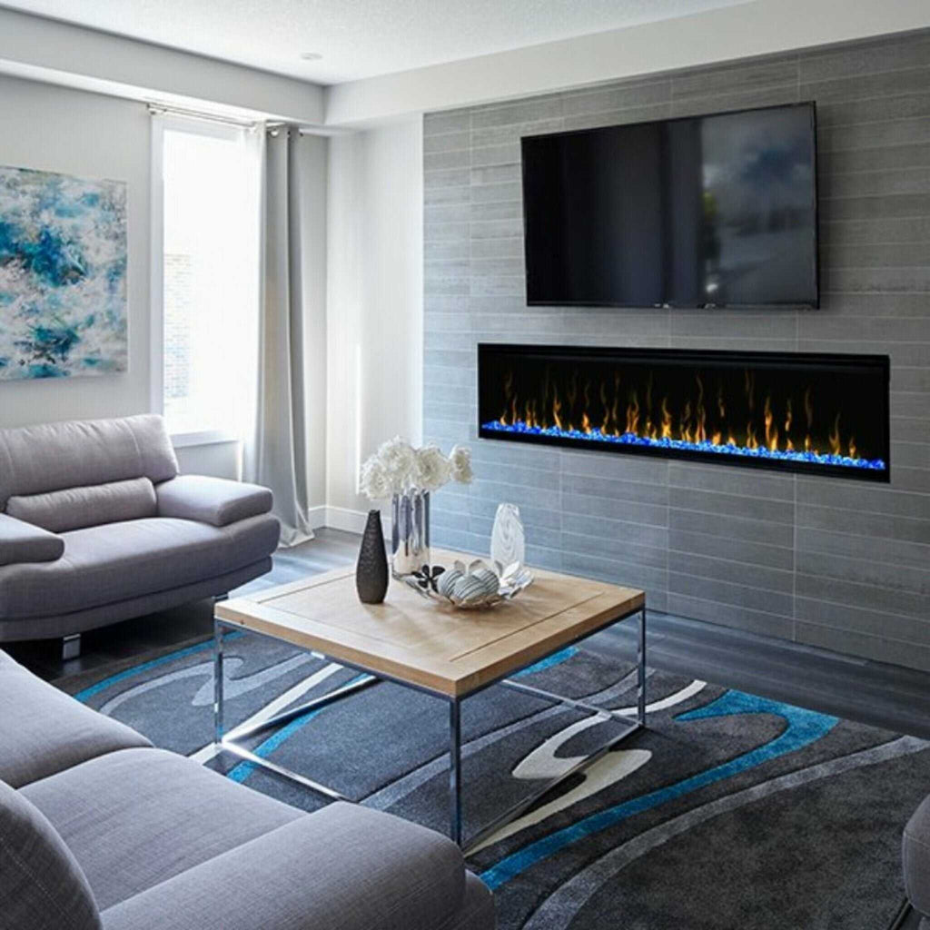Dimplex IgniteXL 74" Premium Built-In Linear Electric Fireplace With Integrated Heater Fan [XLF74] (SAK14736)