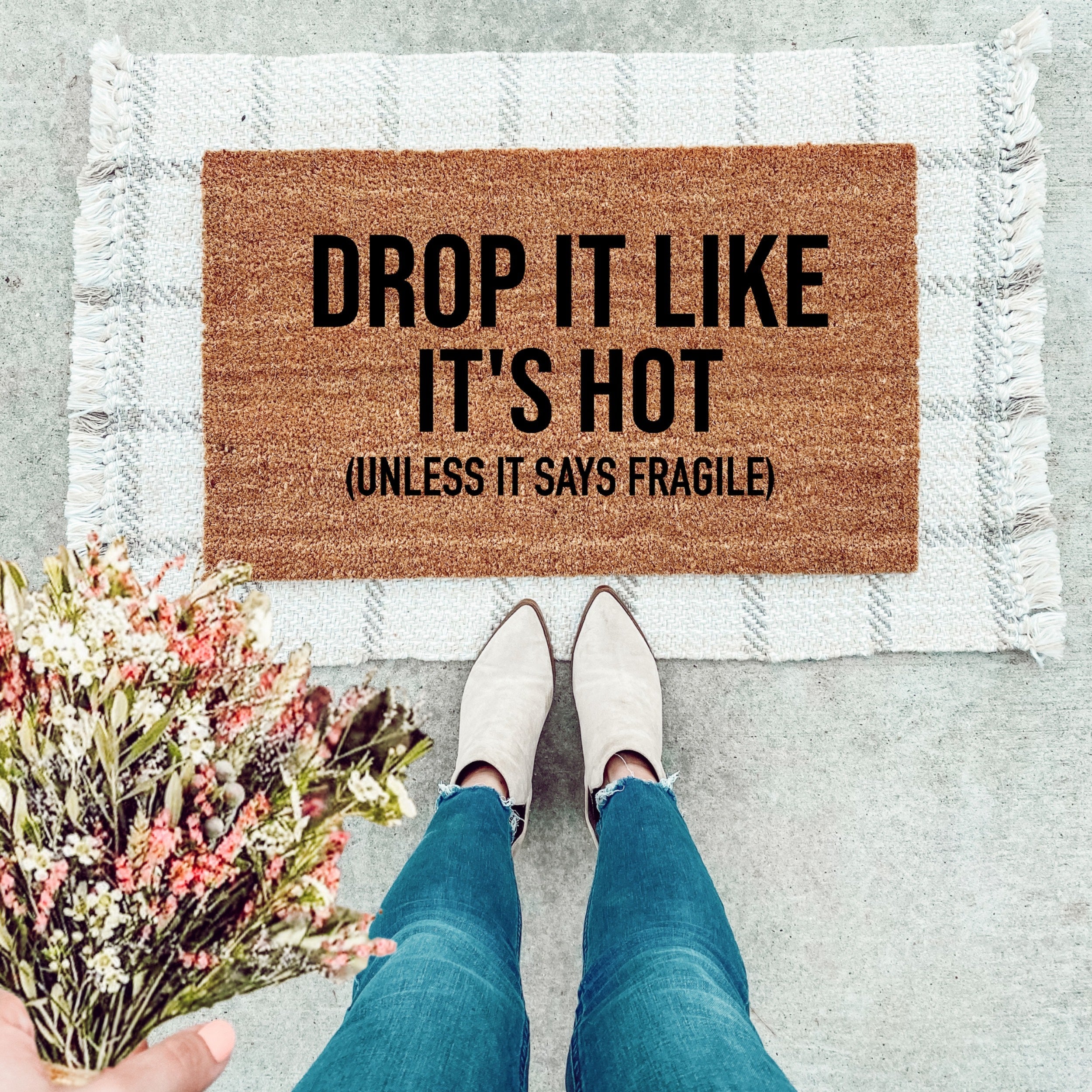 Drop It Like It's Hot Doormat