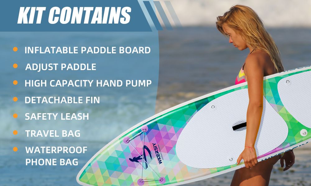 inflatable paddle board 11'  Sup including sup paddle, paddleboard backpack, pump, leash