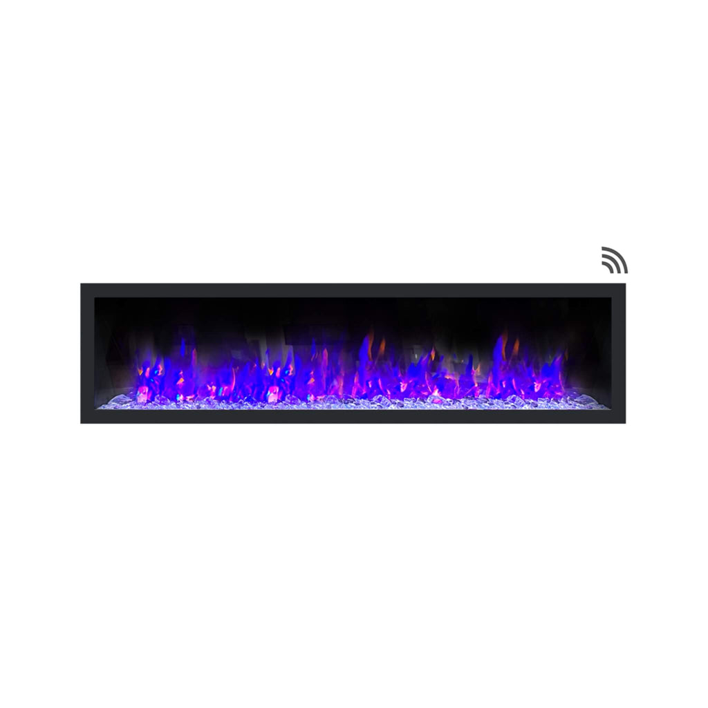 Dynasty Cascade 74" Smart Linear Electric Fireplace [DY-BTX74] (SAK61984)