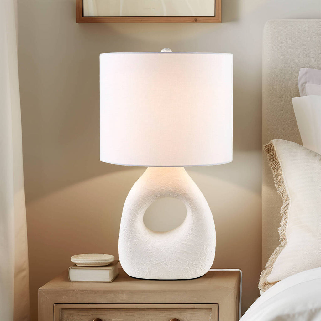 Ceramic Table Lamp White See below