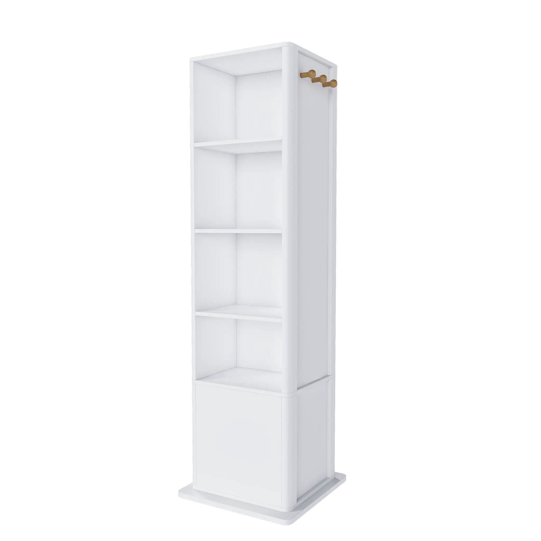 360° Rotating Makeup Cabinet With Full Length Mirror