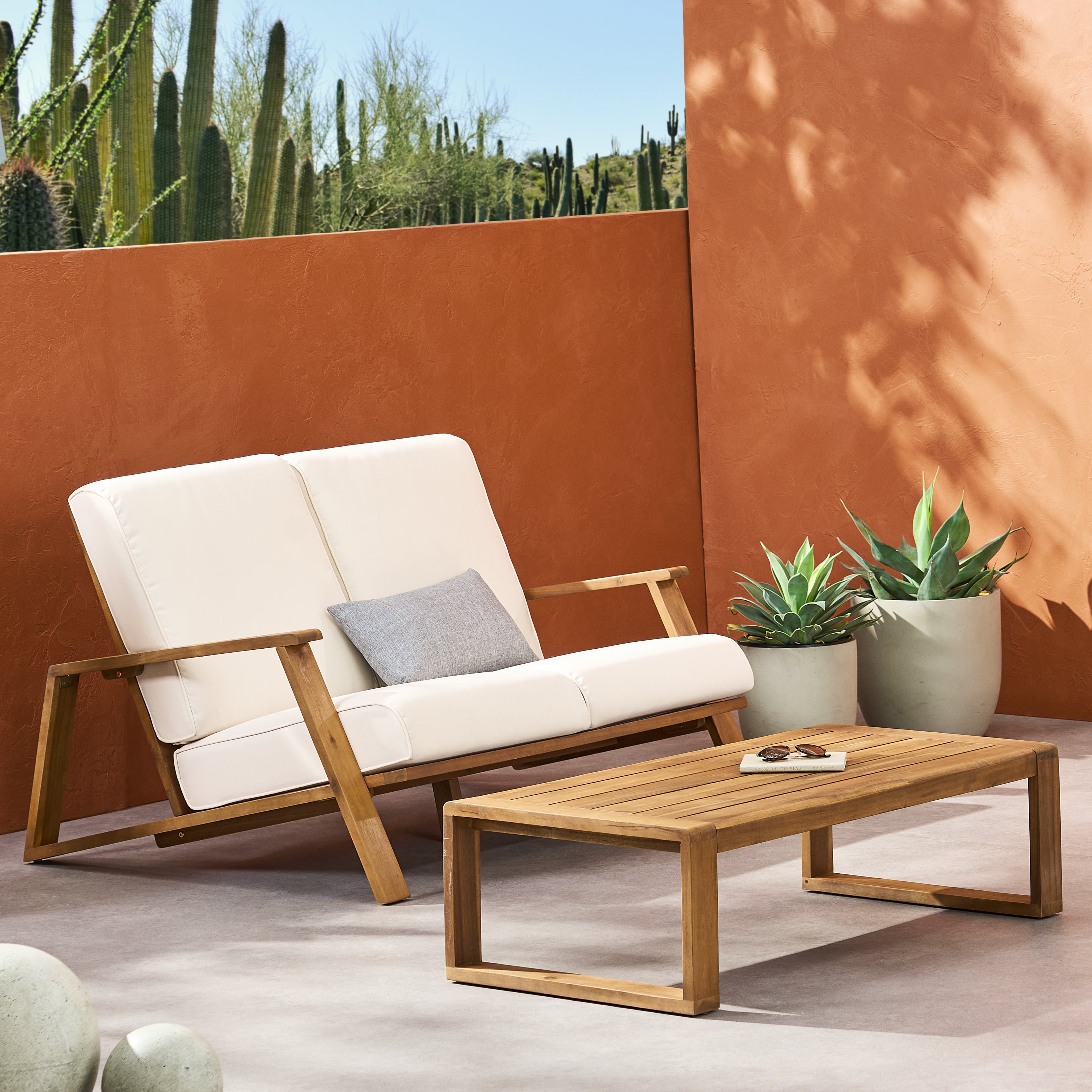 PALOMA LOVESEAT+COFFEE TABLE