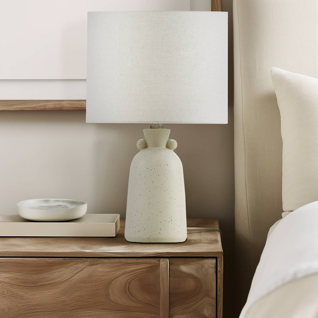 16' Ceramic Table Lamp Cream See below