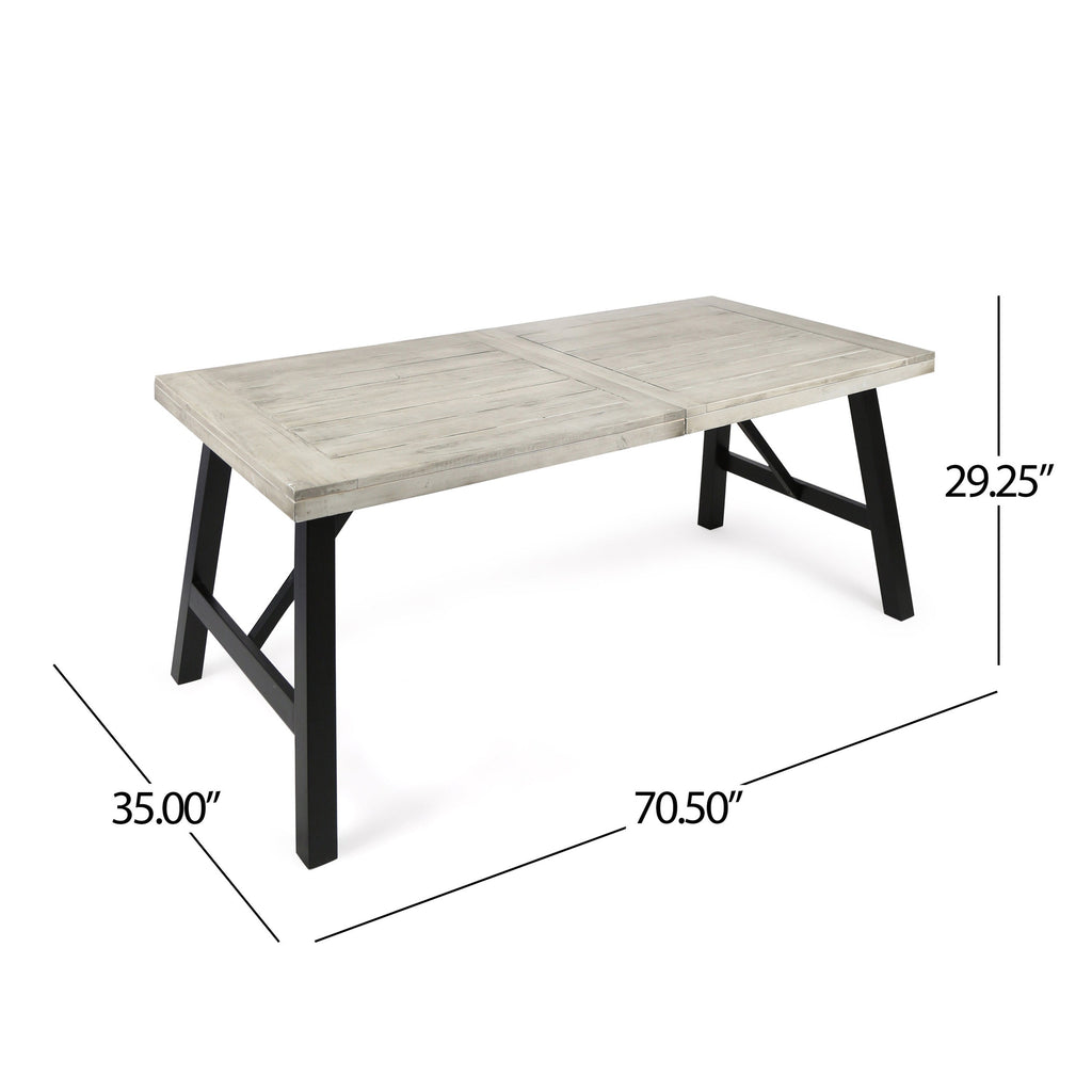 BETTINA DINING SET-GRAY (3 PCS)