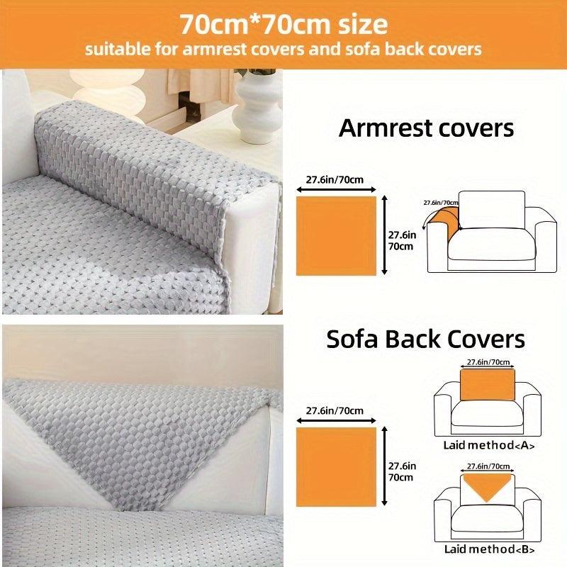 Plush Nordic Sofa Slipcover