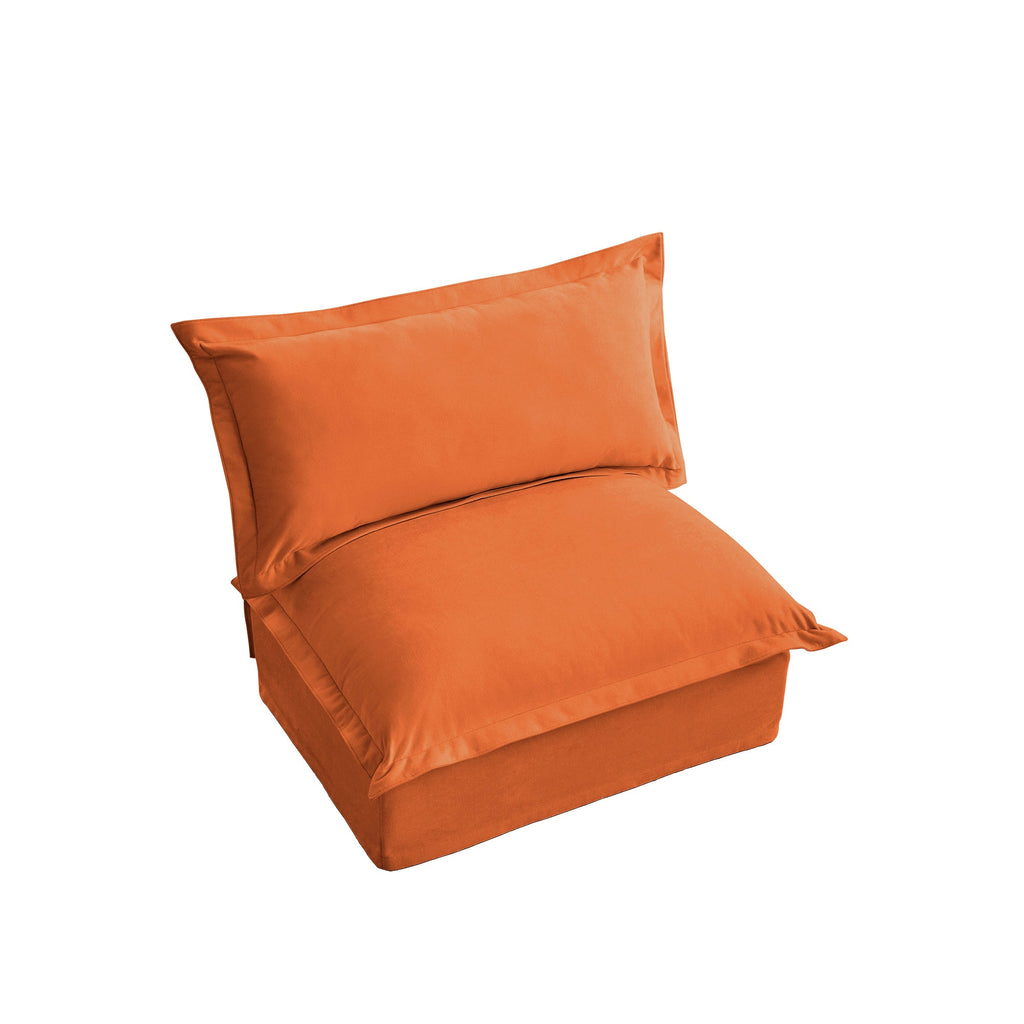Koala Armless Sofa - Orange