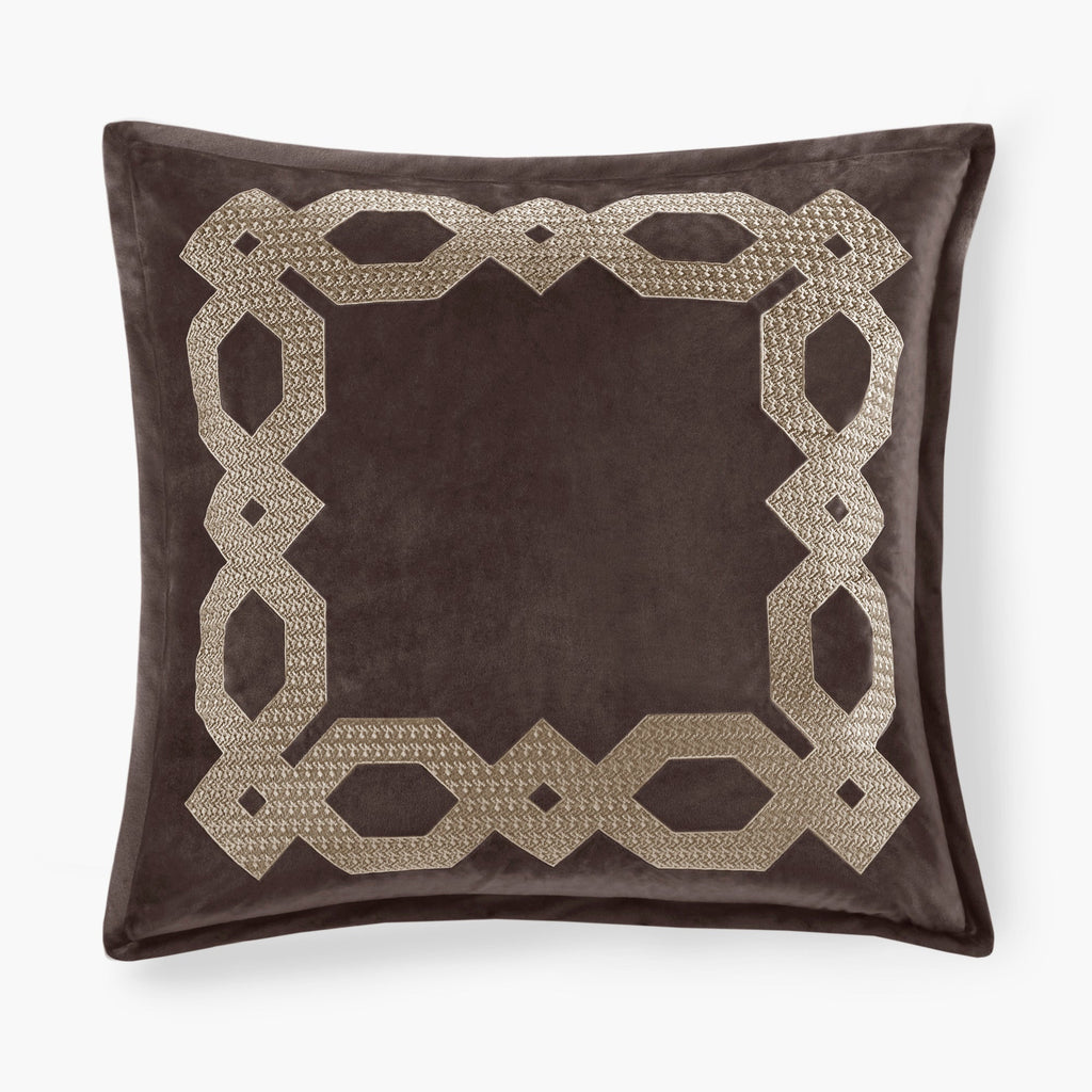 European Pillow Sham Brown 26x26'