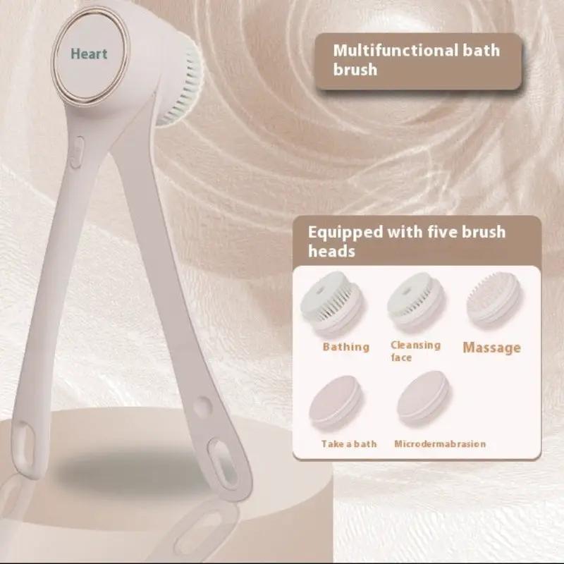 🚿 Electric Bath Brush – Automatic Back Rubbing Long Handle Brush