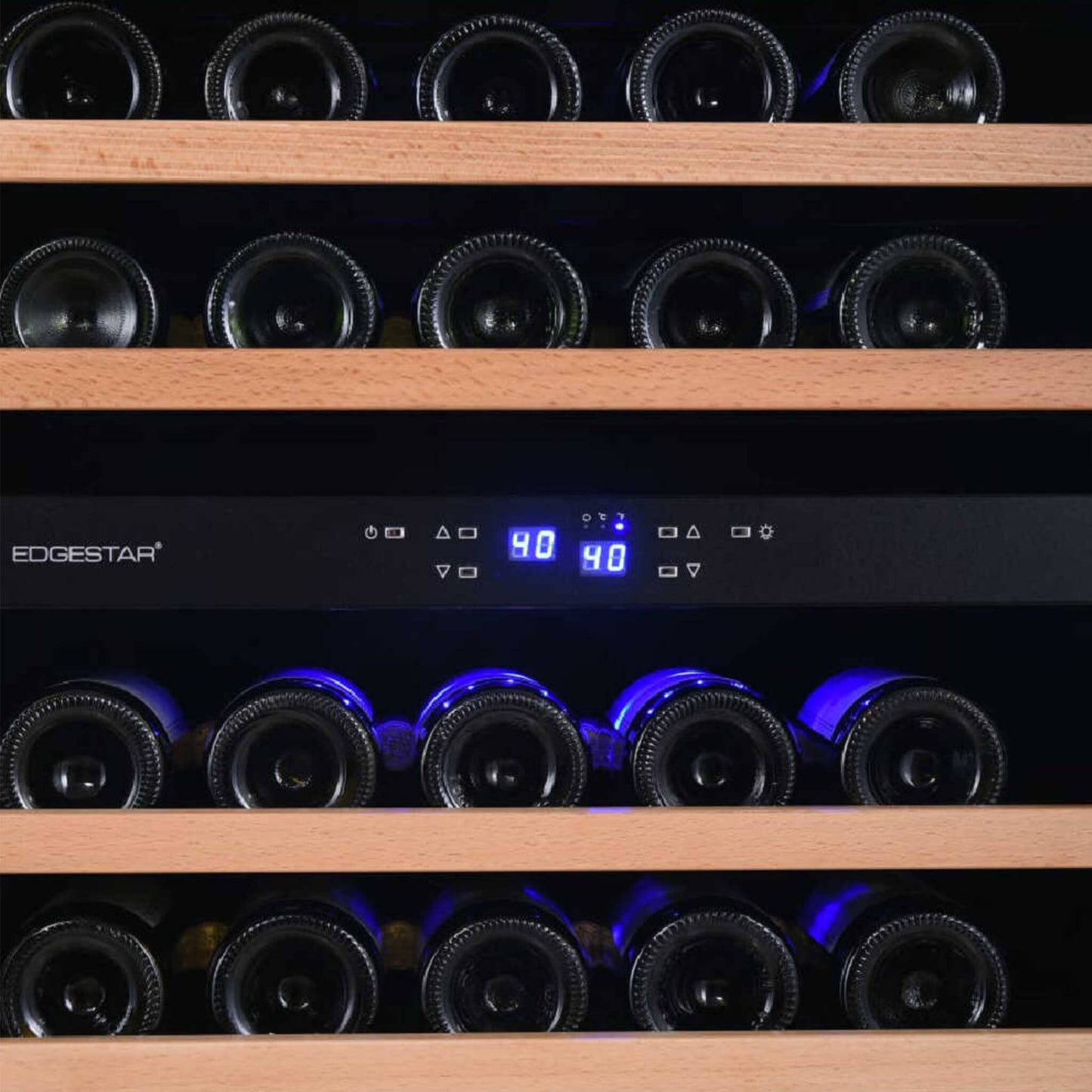 Edgestar Premium 101 Bottle Capacity Built In Dual Zone Wine Cooler, 24" (SAK92835)