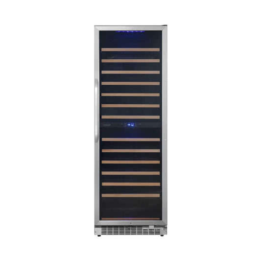 Edgestar 141 Bottle Capacity Freestanding Dual Zone Wine Cooler With Interior Lighting, 24" (SAK49245)