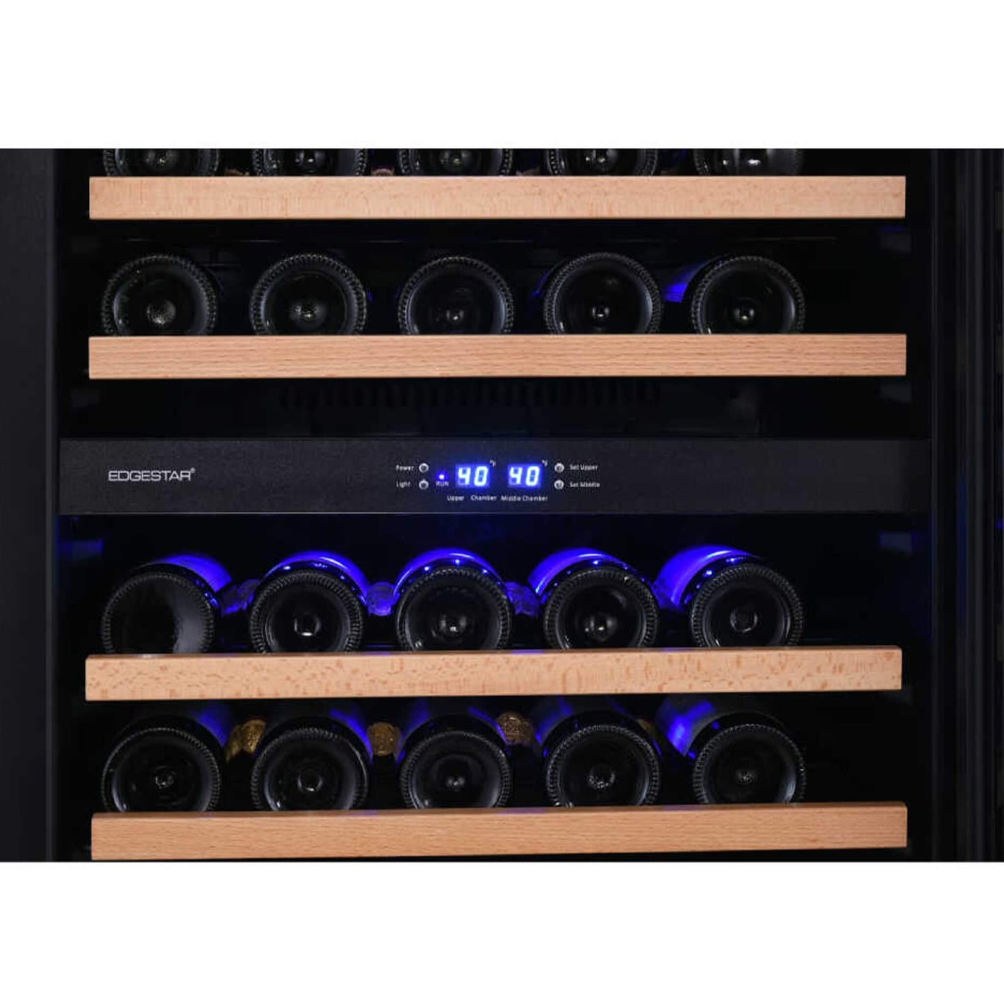 Edgestar 24" Wide 131 Bottle Capacity Built-In Triple Zone Wine Cooler (SAK65891)