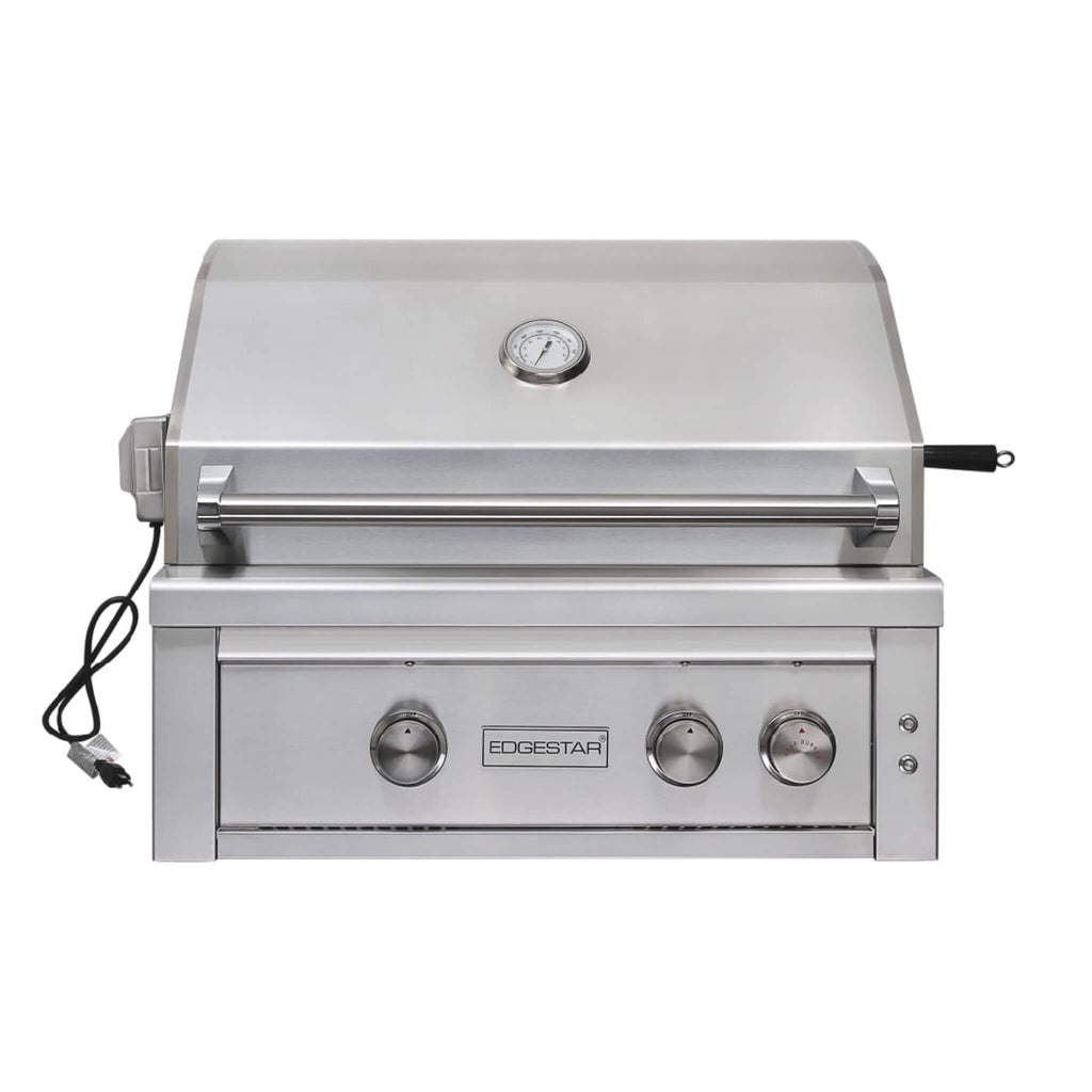 Edgestar 60K BTU Natural Gas Outdoor Built-In Grill W/ Rotisserie And LED Lighting, 30" (SAK52871)
