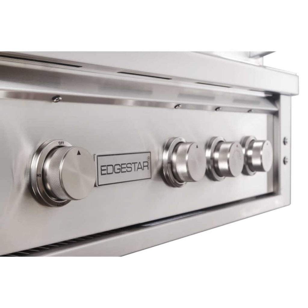 Edgestar 89K BTU 36" Wide Liquid Propane Built In Grill With Insulated Jacket And Double Access Doors (SAK78429)
