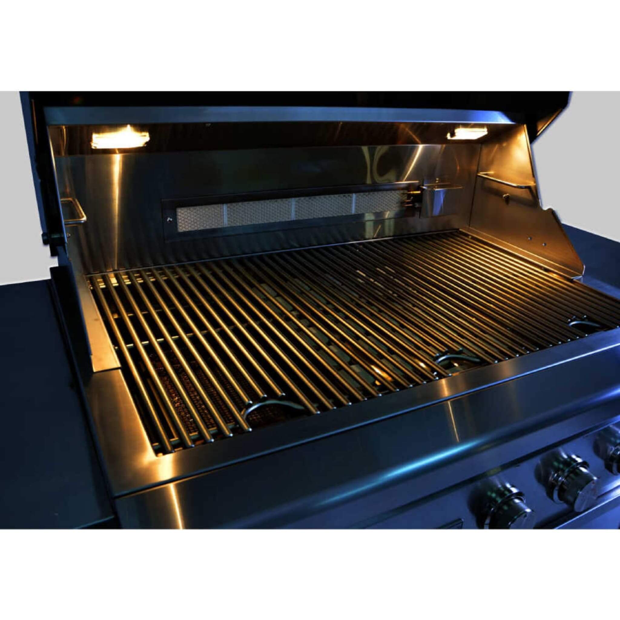 Edgestar 89K BTU 42" Wide Natural Gas Freestanding Grill Cart With Rotisserie And Lighted Knobs (SAK56935)