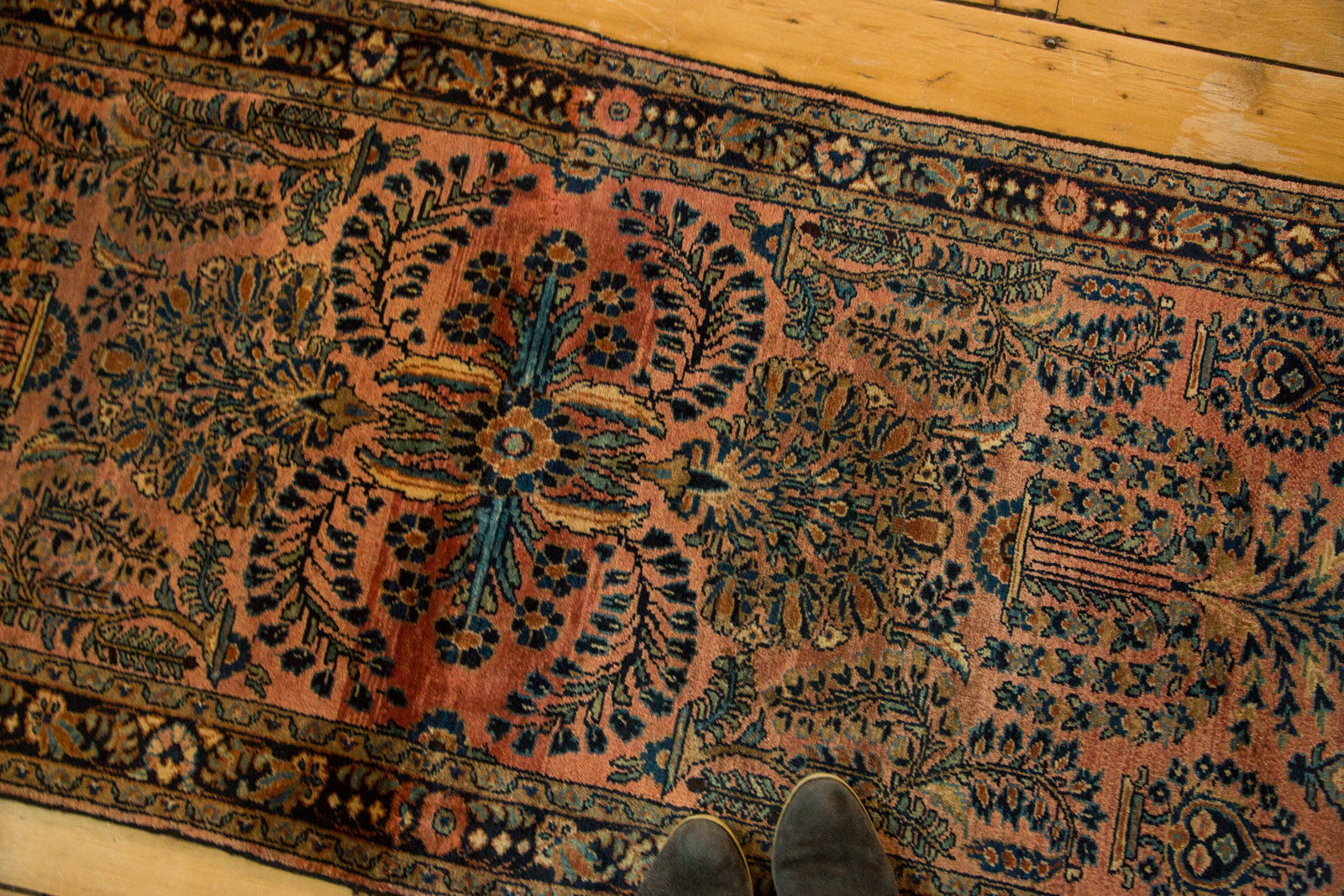2.5x16.5 Vintage Lilihan Rug Runner