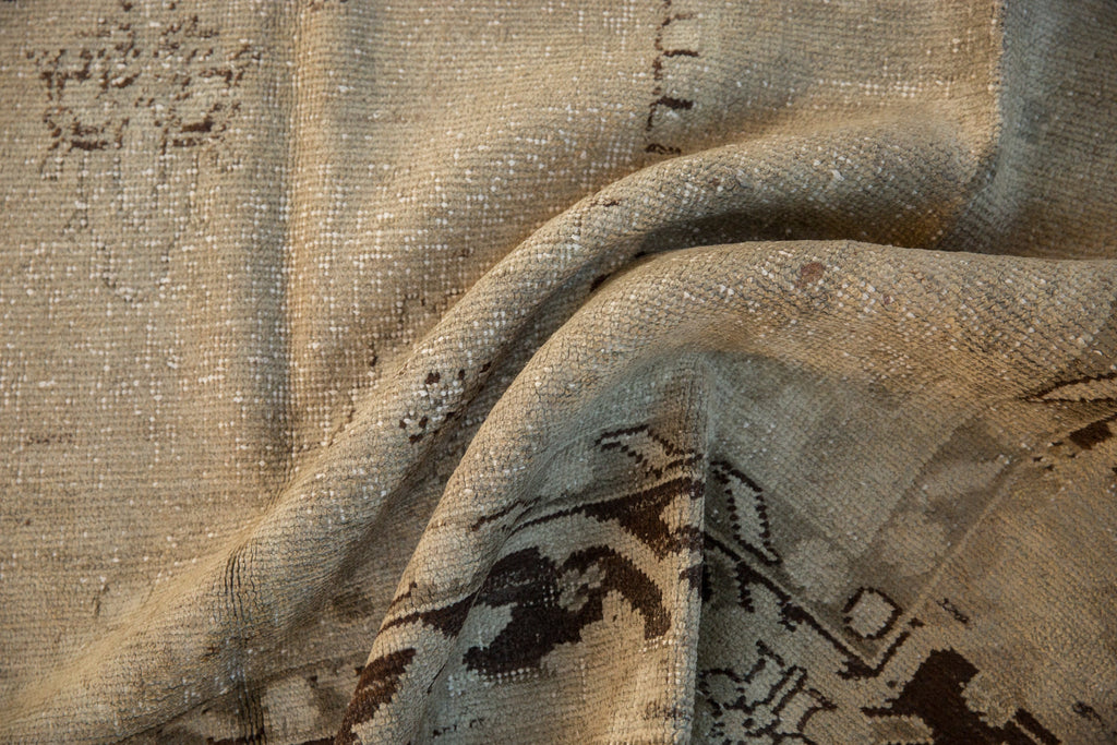 7x10 Vintage Distressed Oushak Carpet