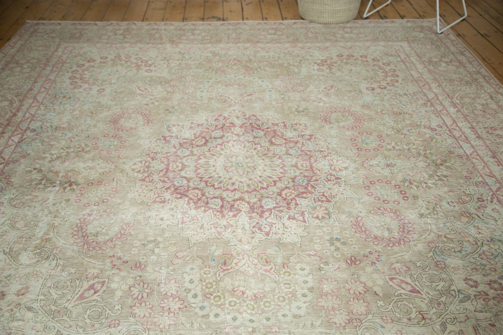 9x12.5 Vintage Distressed Meshed Carpet