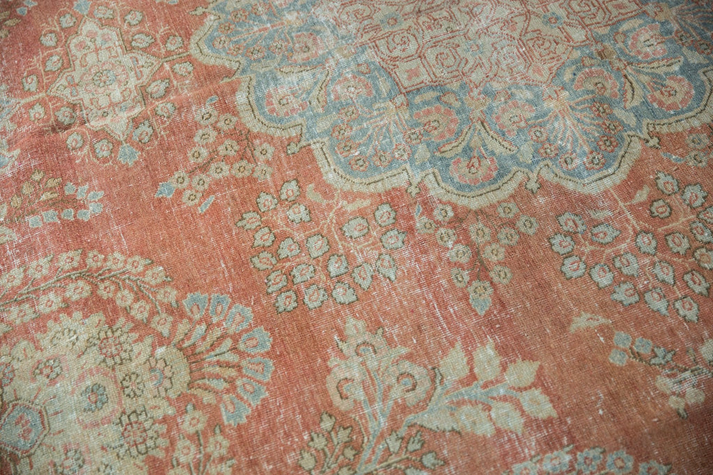 RESERVED 9.5x13.5 Vintage Distressed Mahal Carpet