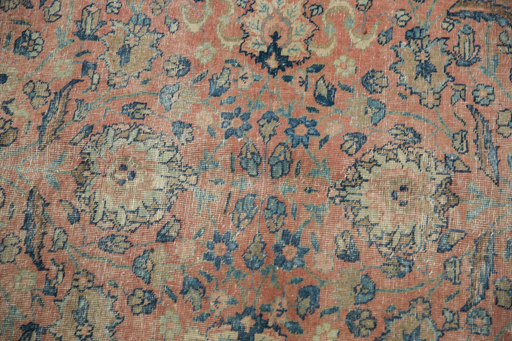 13x18 Vintage Distressed Farahan Sarouk Carpet