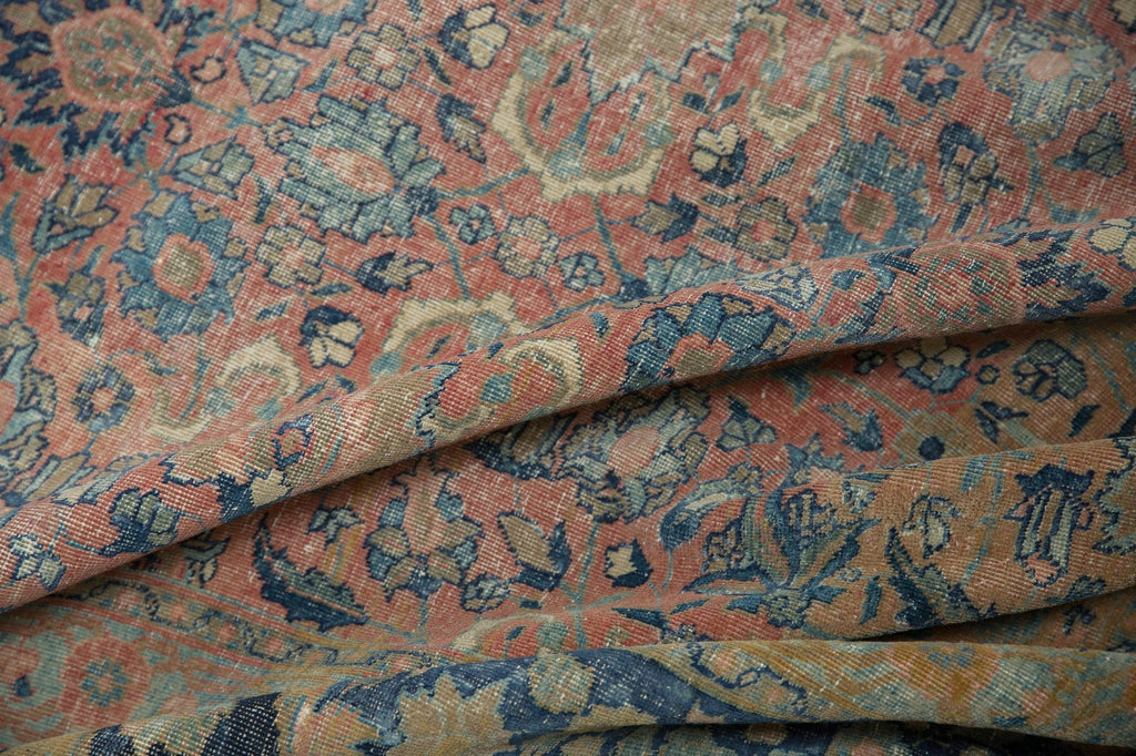 13x18 Vintage Distressed Farahan Sarouk Carpet