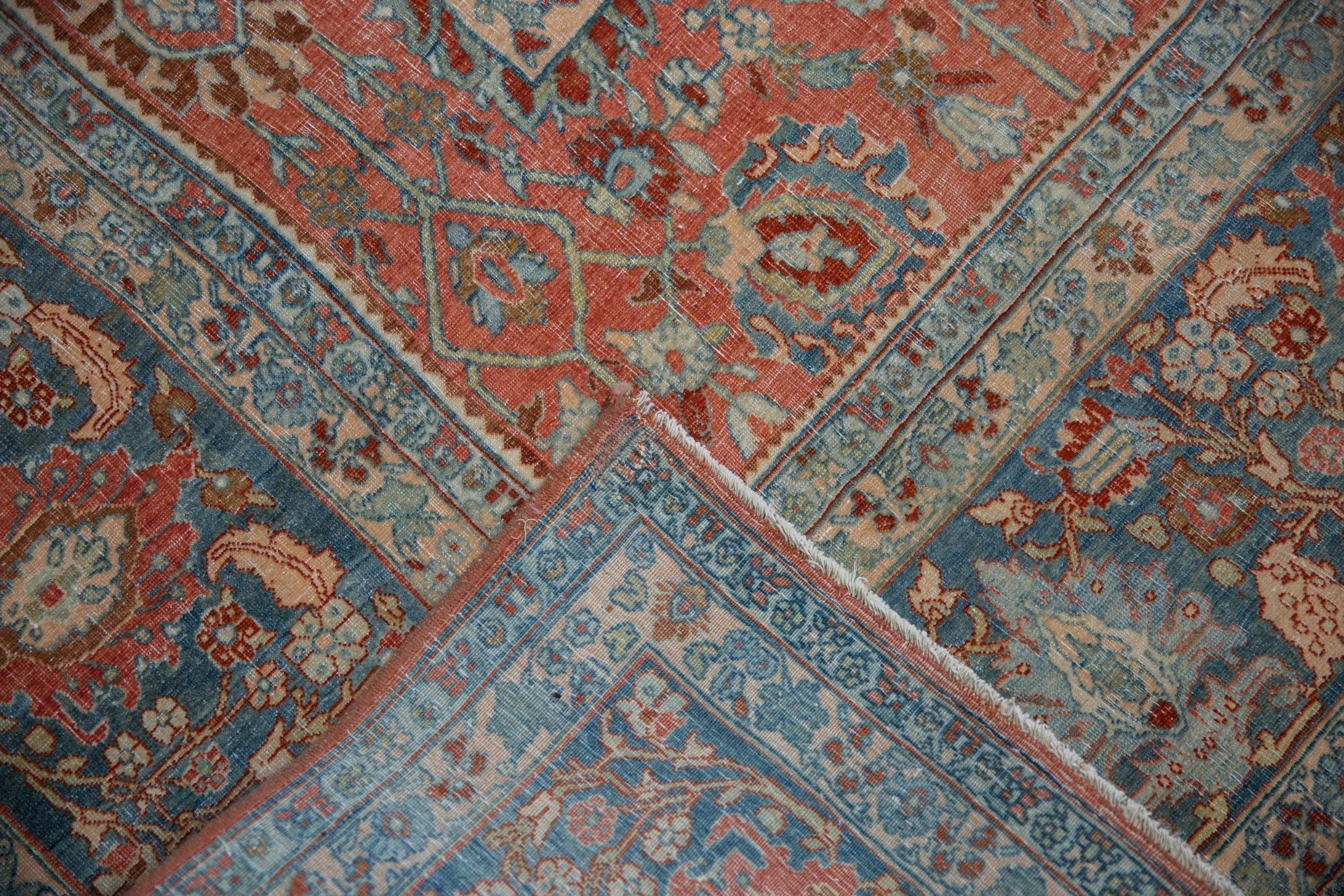 11x18 Vintage Distressed Bijar Carpet