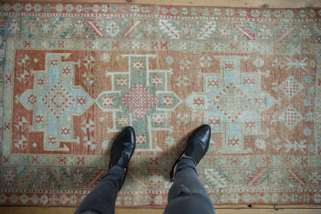 3x5.5 Vintage Distressed Karaja Rug
