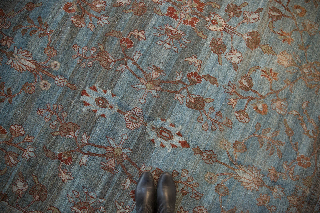12.5x20 Vintage Distressed Bibikabad Carpet