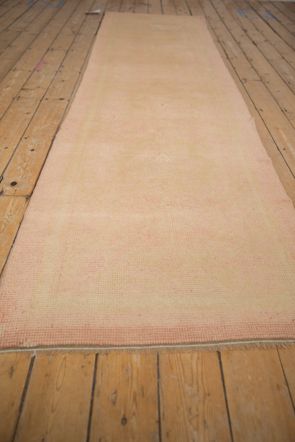 3x11.5 Vintage Distressed Oushak Rug Runner