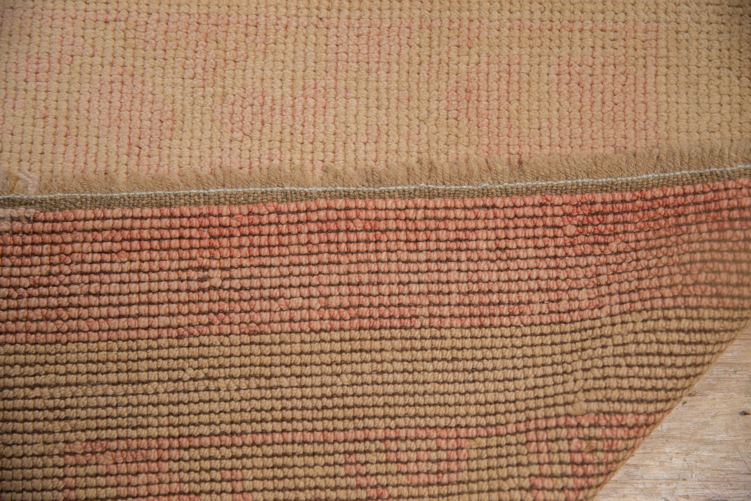 3x11.5 Vintage Distressed Oushak Rug Runner