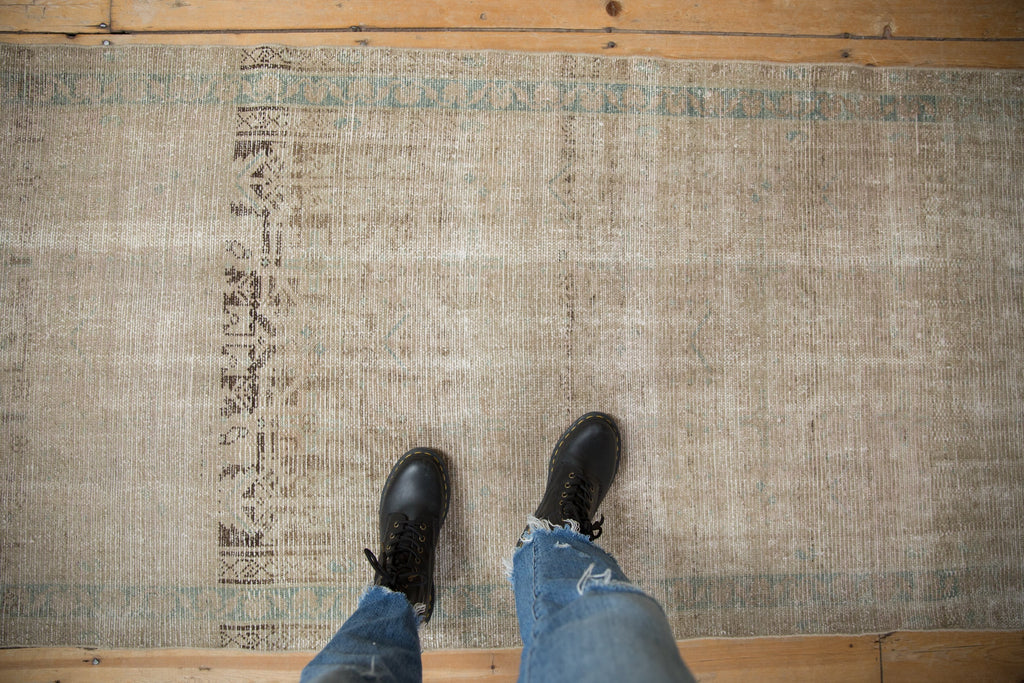 3x14 Vintage Fine Distressed Hamadan Rug Runner
