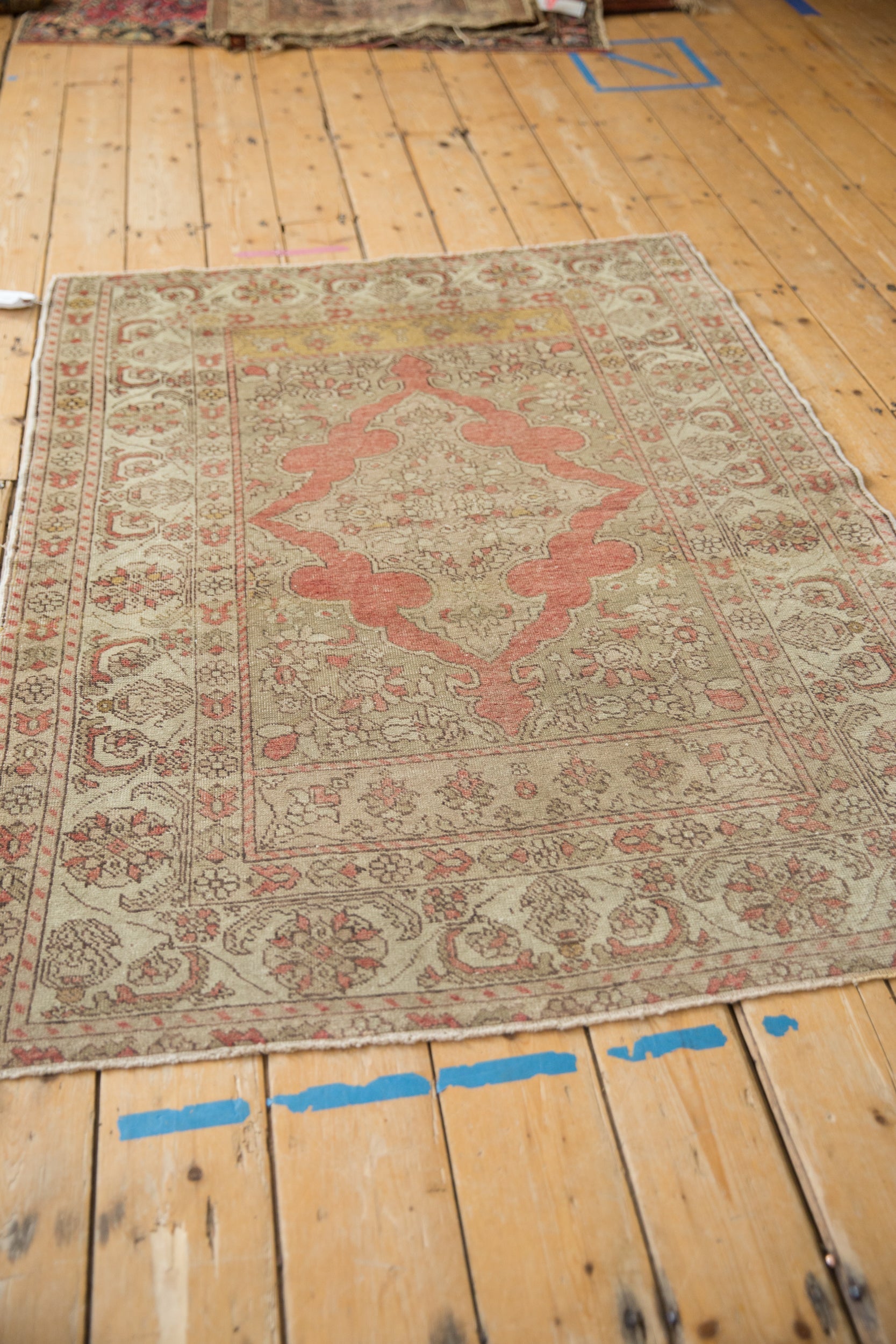 4x5.5 Vintage Distressed Kayseri Rug