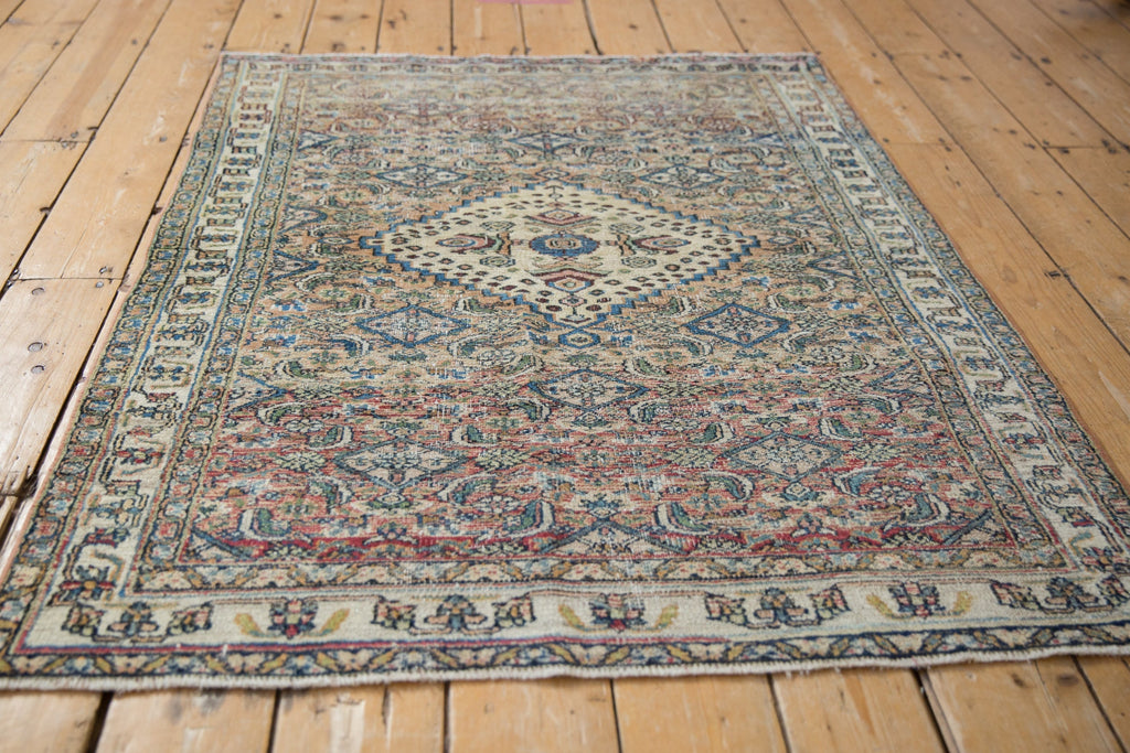 3.5x5 Vintage Distressed Khorassan Rug