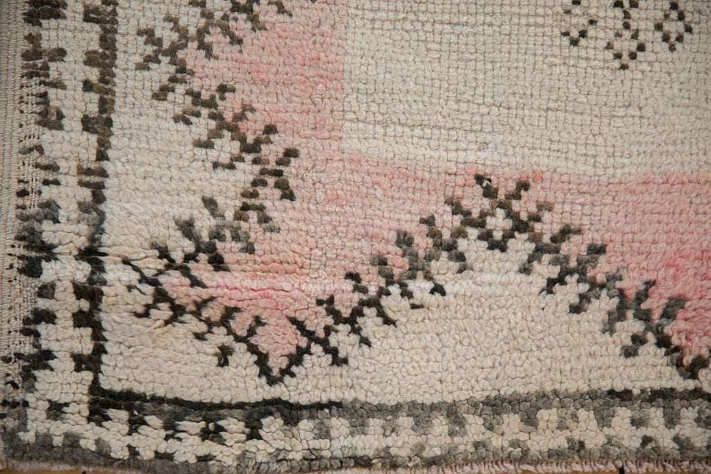4.5x9 Vintage Distressed Moroccan Rug Runner
