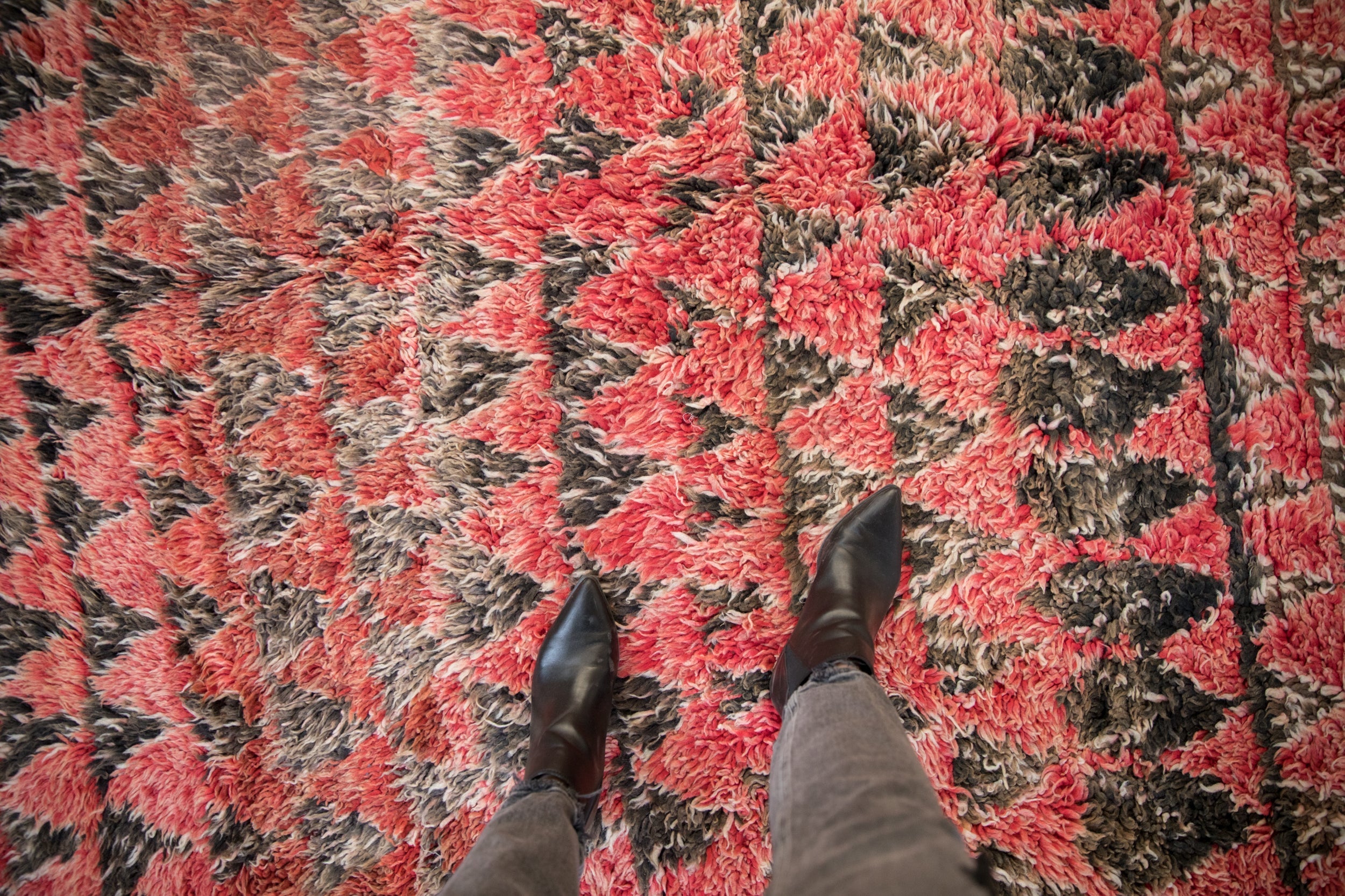 6x9.5 Vintage Moroccan Carpet