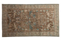 4x6.5 Vintage Distressed Hamadan Rug