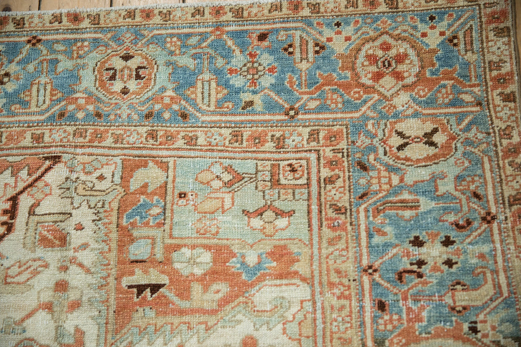 7.5x10.5 Vintage Distressed Heriz Carpet