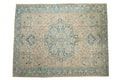 9.5x12.5 Vintage Distressed Heriz Carpet