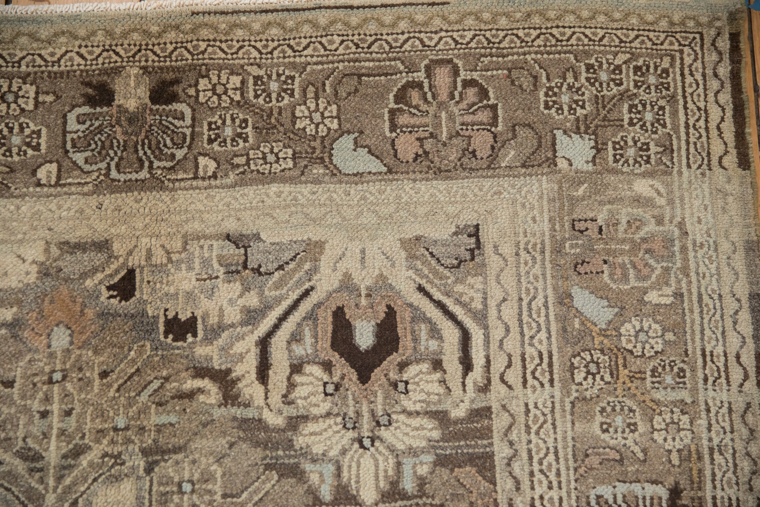 7x10.5 Vintage Distressed Bibikabad Carpet