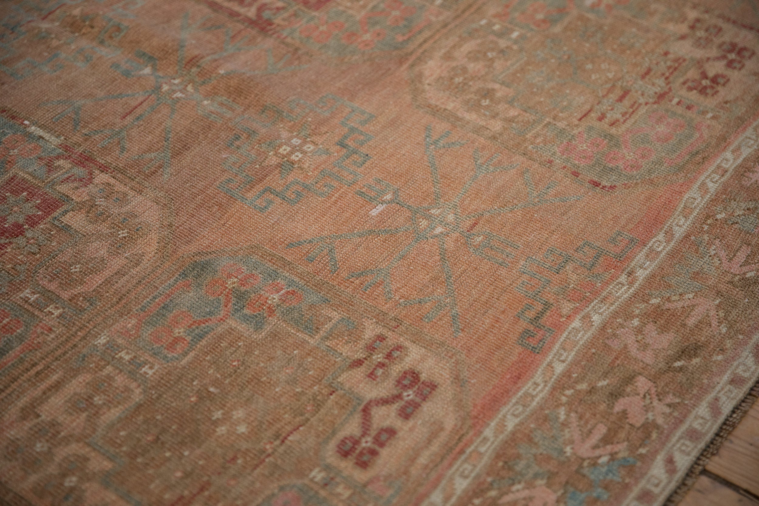 7x10.5 Vintage Distressed Ersari Carpet