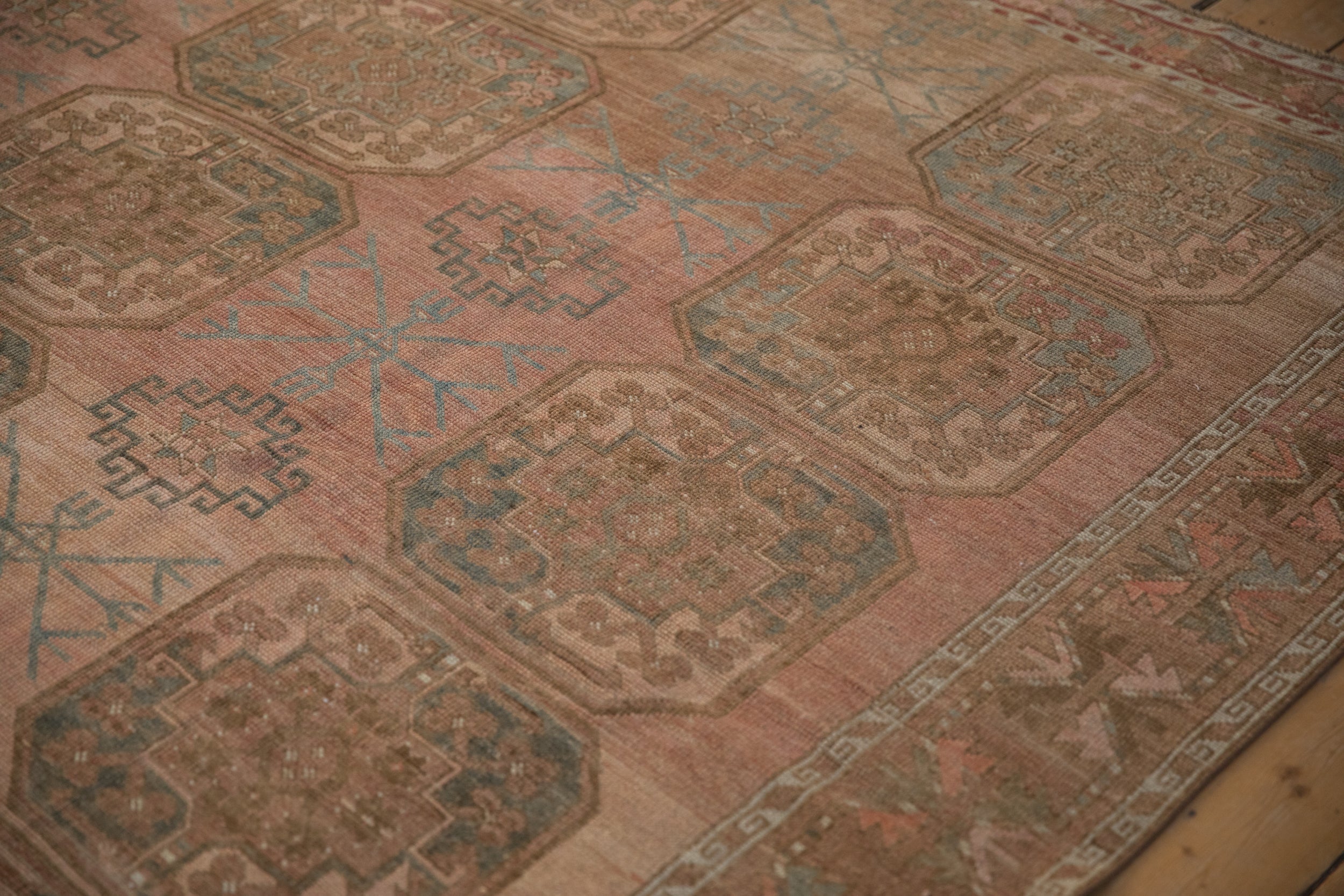 7x10.5 Vintage Distressed Ersari Carpet